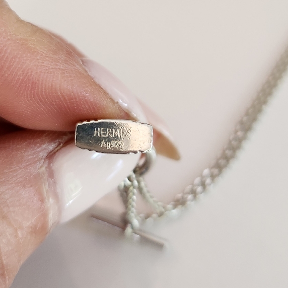 Hermès KELLY CADENAS 925 Sterling Silver Padlock Pendant Necklace - Picture 4 of 10